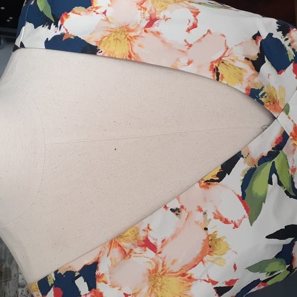 J.crew Cottagecore  fit and flare  floral vneck  dress size 8 - Picture 5 of 16